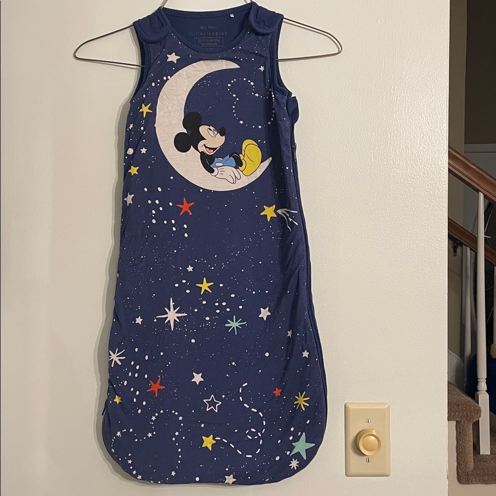 Little Sleepies Mickey Mouse Pajama Sleep Sack 0-6 months